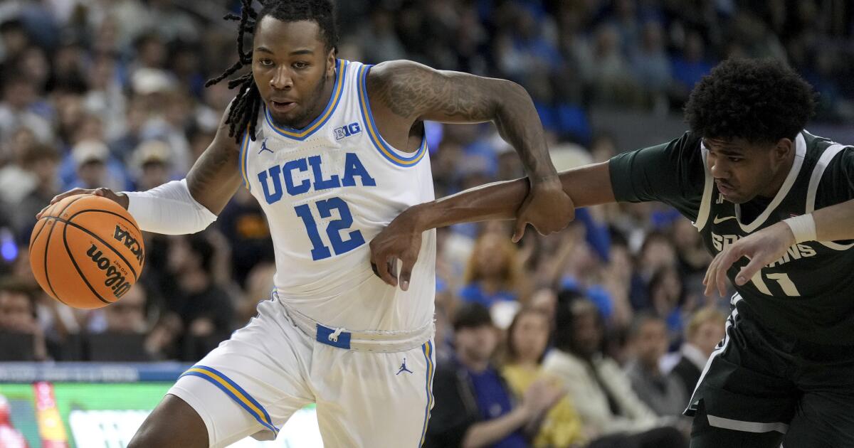 UCLA men withstand late pressure to get impressive victory over No. 9 Michigan State